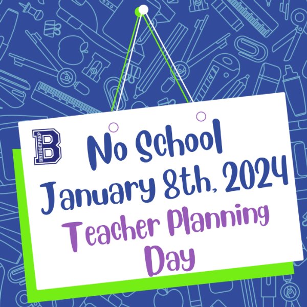 No School Teacher Planning Day